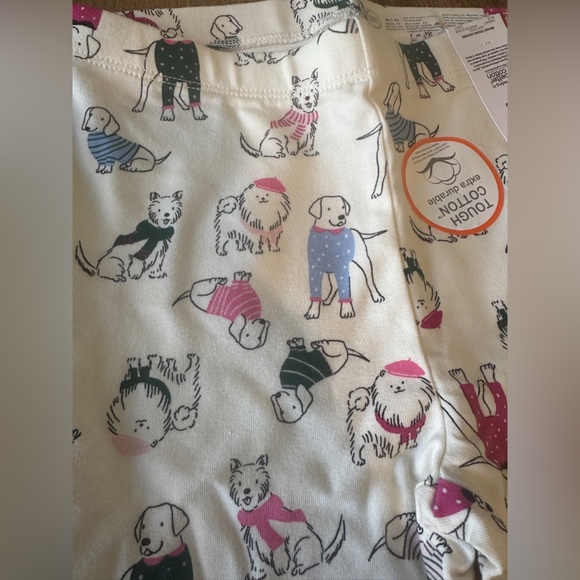 Wonder Nation Cream and Black Animal Print Leggings - Picture 3 of 4